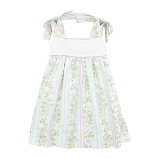 Valerie Floral Print Dress - Vine