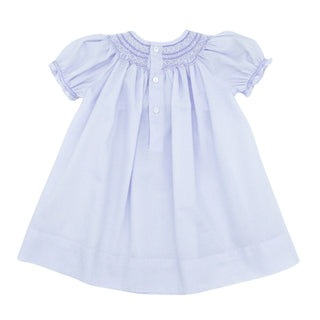 Batiste Bishop Dress with Pearls - Lavender Batiste Bishop Dress with Pearls - Lavender