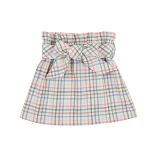 Beasley Bow Skirt - Manalapan Plaid
