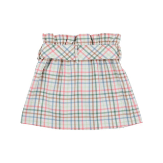 Beasley Bow Skirt - Manalapan Plaid