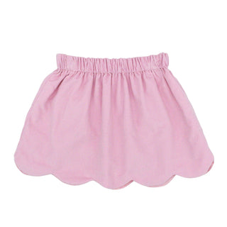 Reversible Kendall Skirt (Corduroy & Gingham) -  Light Pink