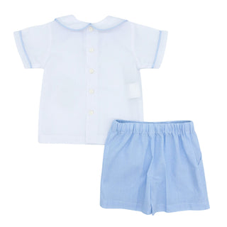 Boys Madison Short Set - Blue