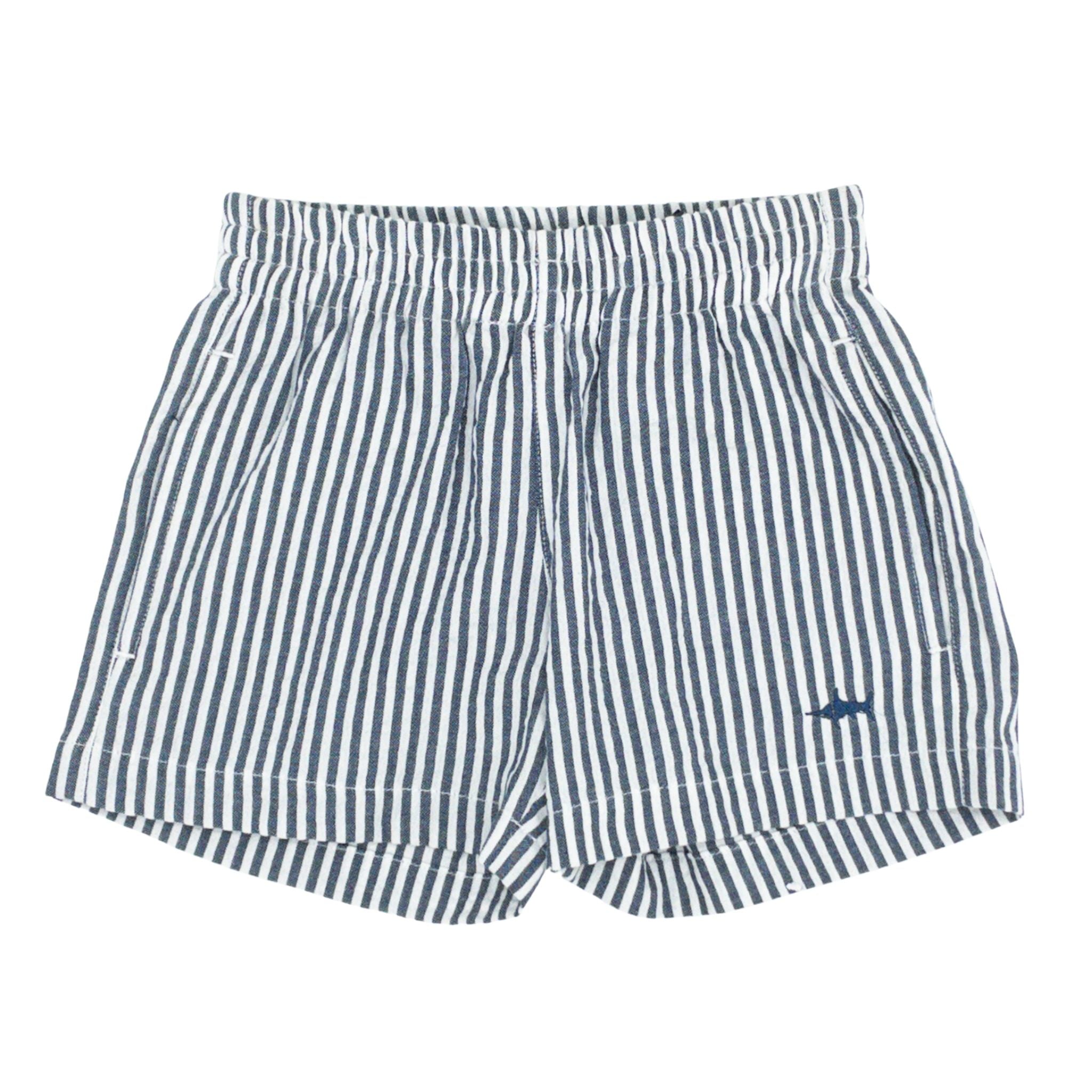 Naples Elastic-waist Shorts - Seersucker | Saltwater Boys Co. – Tiny ...