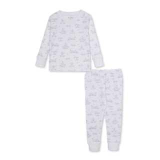 Girls Printed Pajama Set - Princess Adventures