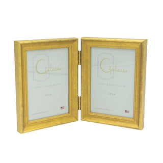 Double Vintage Gold Bead Frame