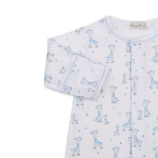 Printed Converter Gown - Blue Just Giraffes