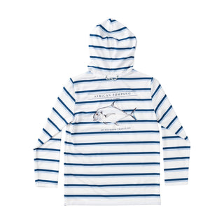 Boys Pro Performance Hoodie T-shirt - Stripe