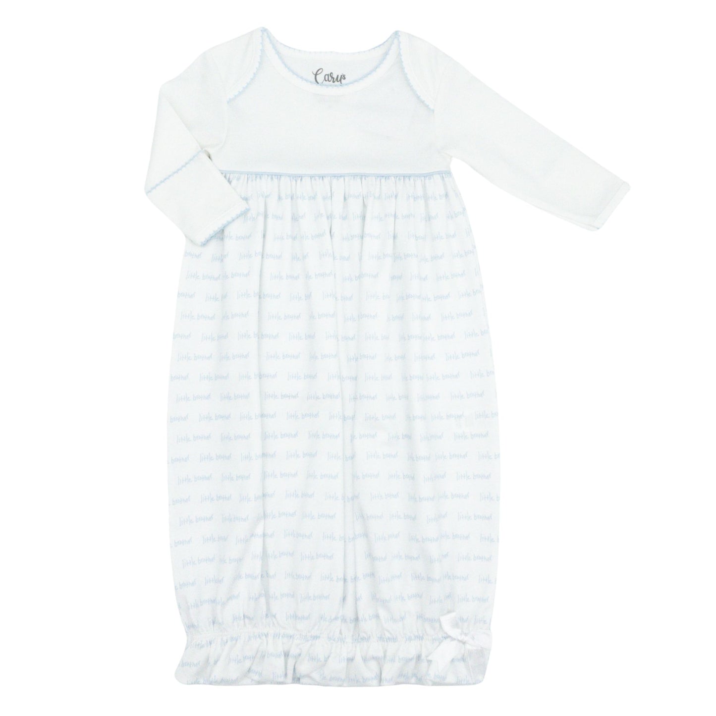 Pima Knit "Little Brother " Printed Gown