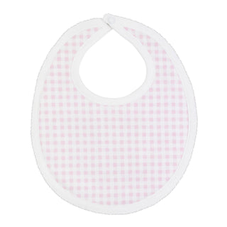 Printed Bib - Pink Gingahm