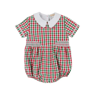 Brentley Bubble - Richmond Red & Kiawah Kelly Green Gingham