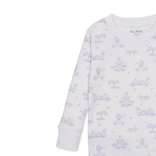 Girls Printed Pajama Set - Princess Adventures