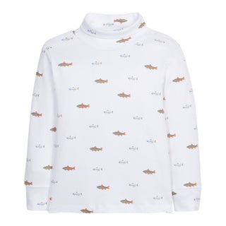 Printed Turtleneck - Fish