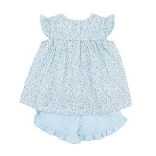 Knit Floral Print Short Set - May Flowers