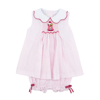 Sweet Bryar Bloomer Set with Hand-smocking - Gumball Machine