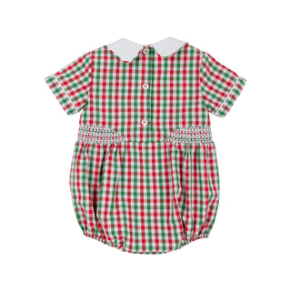 Brentley Bubble - Richmond Red & Kiawah Kelly Green Gingham