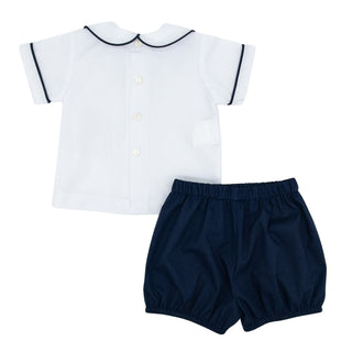 Boys Madison Short Set - Navy