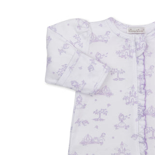 Printed Zipper Footie - Princess Adventures