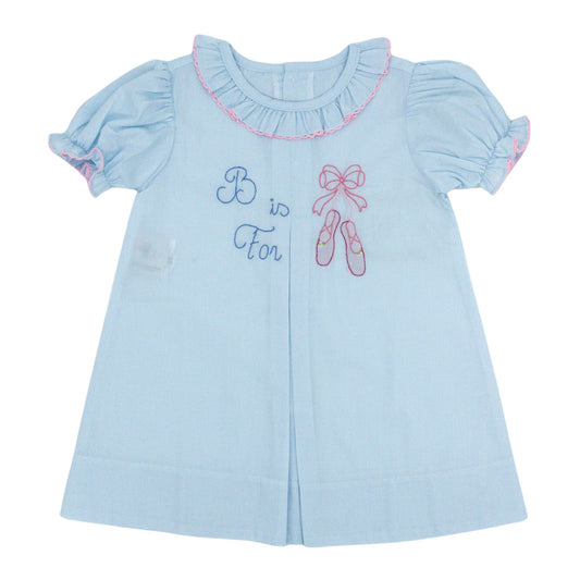 Sydney Dress with B is for Ballet Embroidery