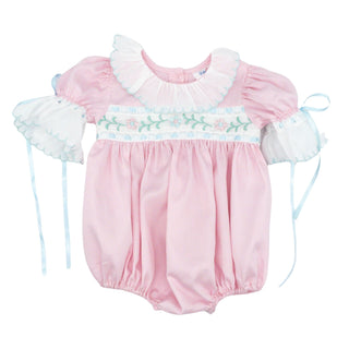 Lala Embroidered Bubble - Pink