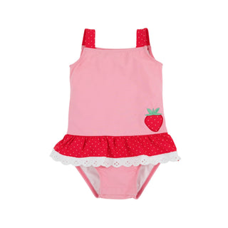 Grace Bay Bathing Suit - Strawberry