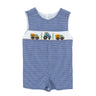 Harvest on Royal Blue Gingham