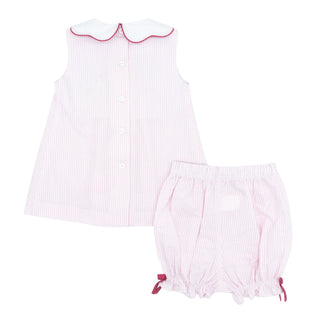 Sweet Bryar Bloomer Set with Hand-smocking - Gumball Machine