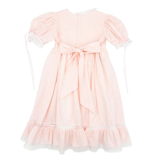 pink heirloom dress Pink Smocked Heirloom Bishop Dress
