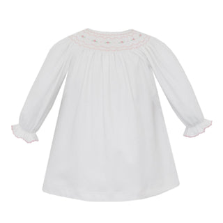 Long-sleeve Bishop Dress with Smocking - Natalie