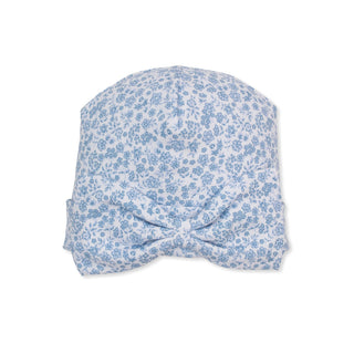 Printed Hat with Bow - Fall Blooms