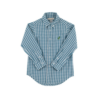 Dean's List Dress Shirt - Barnsley Blue Gingham