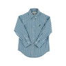 Barnsley Blue Gingham with Gallatin Green Stork