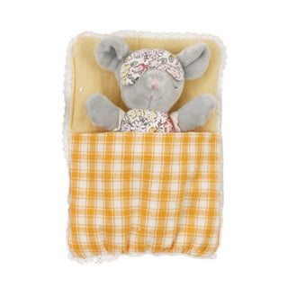 Plush Sleeping Animal with Sleeping Bag - Mouse