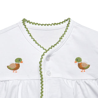 Brennan Diaper Set with Embroidery - Mallards