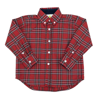 Alton Button-down Shirt - Royal Plaid