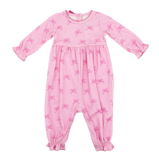 Girls Knit Isla Long Bubble - Simply Sweet Pink Bows