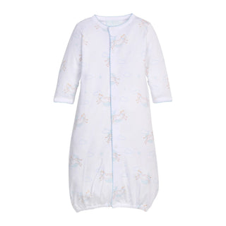 Printed Converter Gown - Blue Cow Jumping Over the Moon