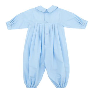 Boys Long-sleeve Romper with Hand-embroidery - Toy Wagon