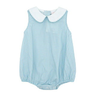 Boys Collared Bubble - Hugo Plaid