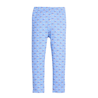 Leggings - Cornflower Block Print