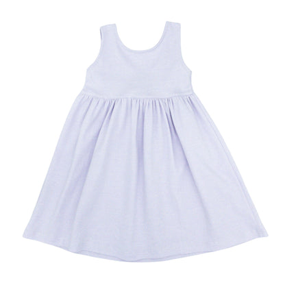 Pima Sleeveless Dress with Bow in Back