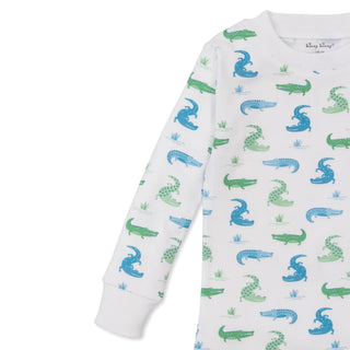 Boys Printed Pajama Set - Cruising Crocodiles