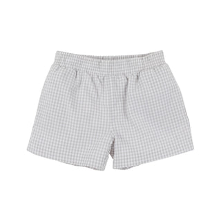 Sheffield Shorts - Grantley Grey Mini Gingham