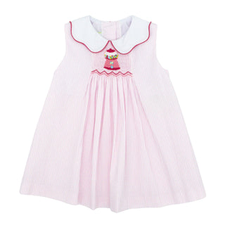 Sweet Bryar Dress with Hand-smocking - Gumball Machine