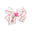White with Hot Pink