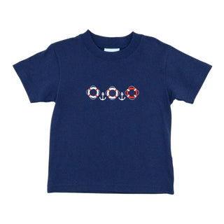 Boy T-shirt with Embroidery - Nautical