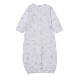 Printed Converter Gown - Light Blue Nightfall