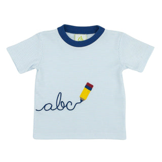 Harry's Short-sleeve T-shirt with ABC's Embroidery