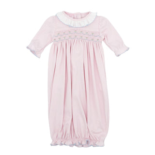Girls Sack with Smocking - Ellie