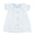 White with Blue
