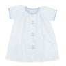 White with Blue